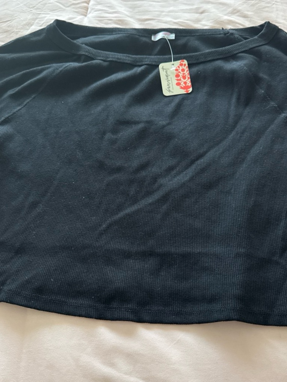 FP Movement by Free People Black Long Sleeve Crop Top - Picture 3 of 4